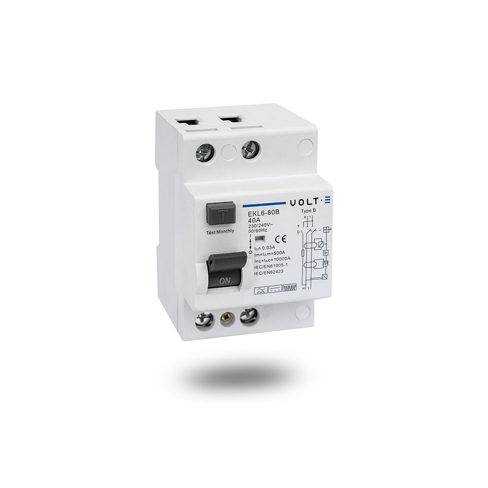 Interruptor Diferencial Tipo B 2P, 40A