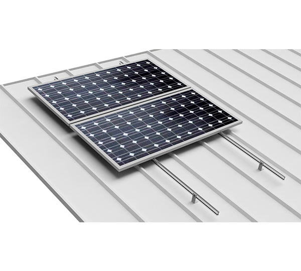 SUNFER - Estrutura coplanar para painel sandwich vertical c/ varão roscado - 6M