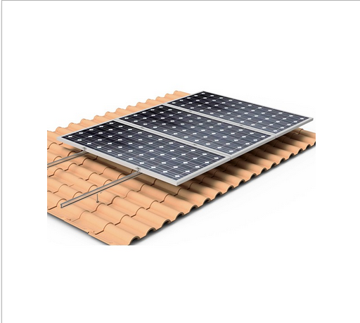 VOLTAICO - Estrutura coplanar para telha lusa 5M c/ parafuso