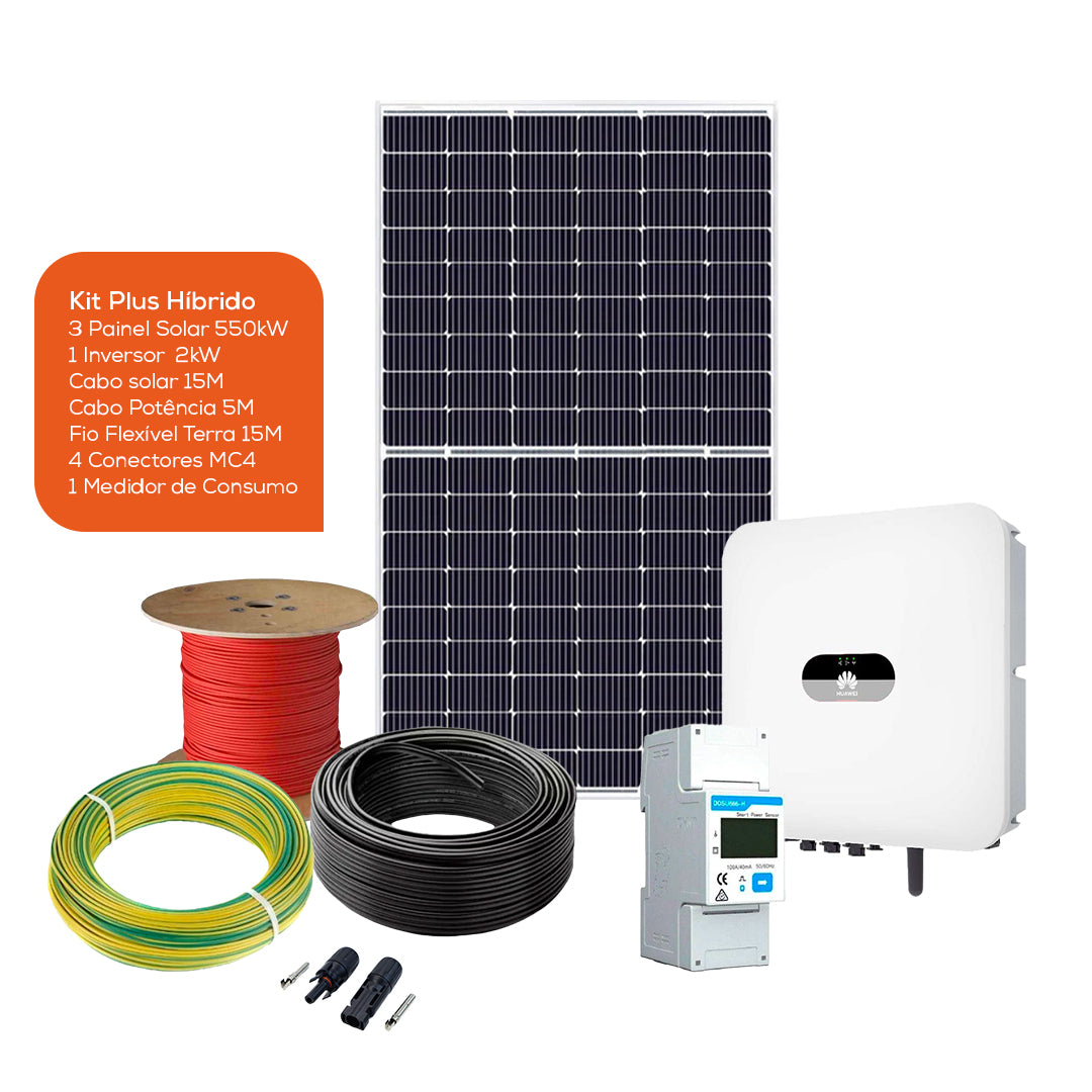 Kit Standard - Autoconsommation monophasée 550W - Onduleur Growatt