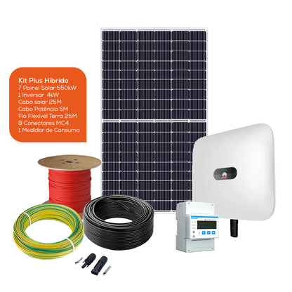 Kit Standard - Autoconsommation monophasée 550W - Onduleur Growatt