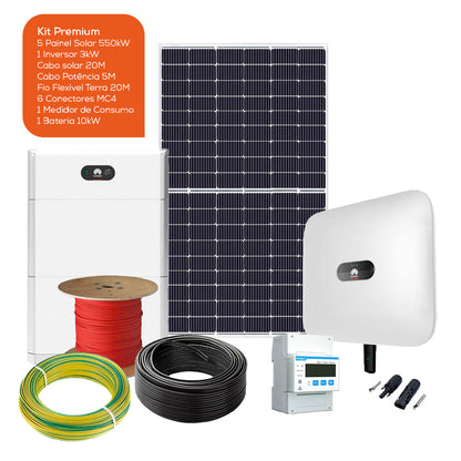 Kit Standard - Autoconsommation monophasée 550W - Onduleur Growatt