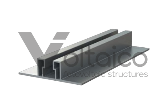 VOLTAICO - 550mm microrail structure for 3M sandwich tiles